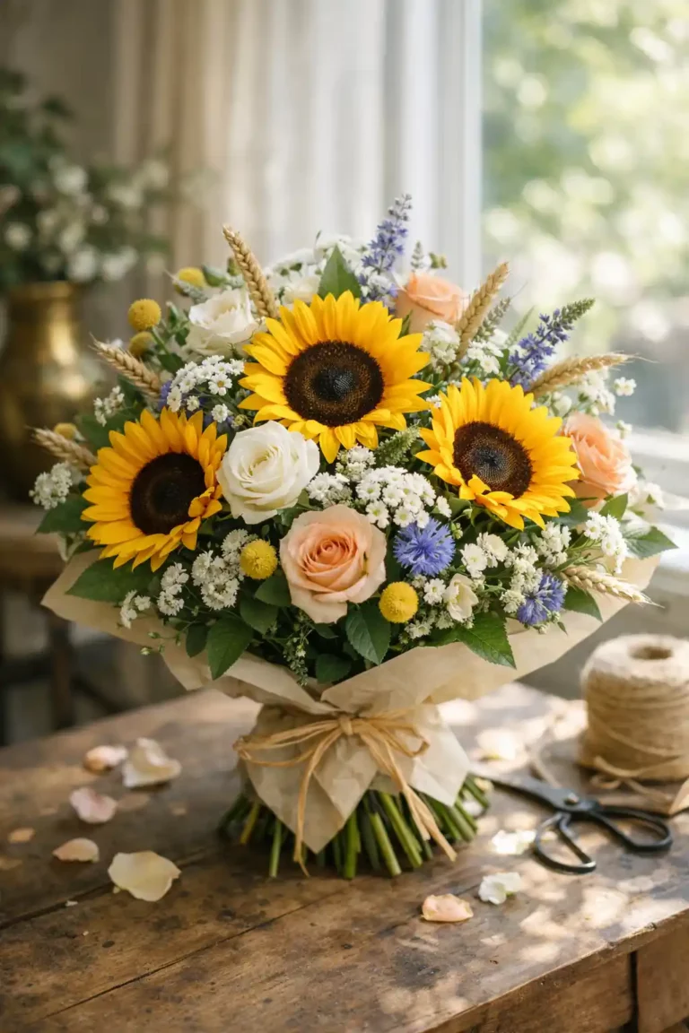 tournesol bouquet été