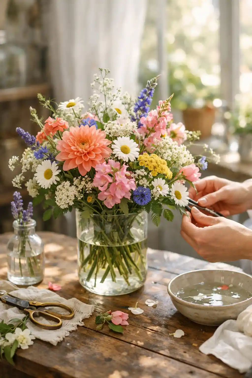 entretien fleurs chaleur