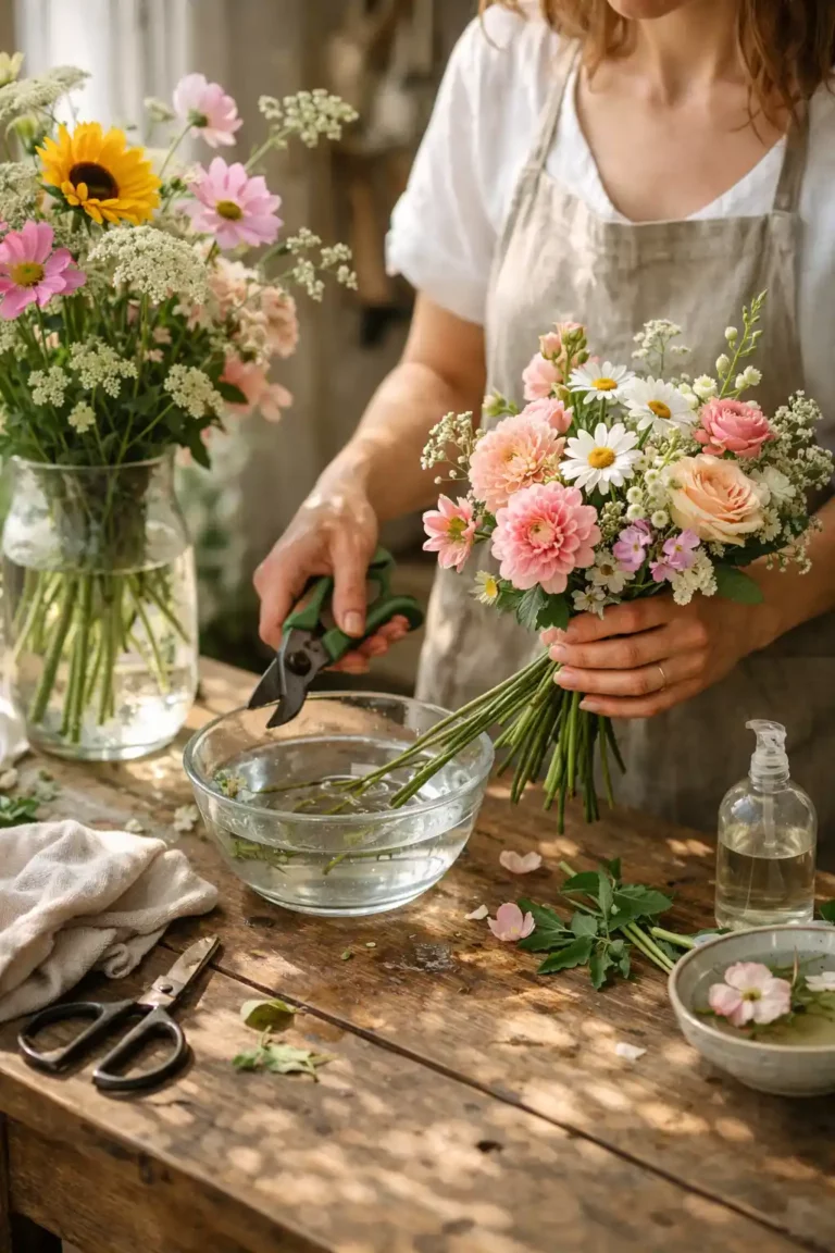 fleuriste conseils bouquet